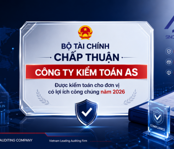 Kiểm toán AS được Bộ Tài Chính chấp thuận kiểm toán cho đơn vị có lợi ích công chúng năm 2026
