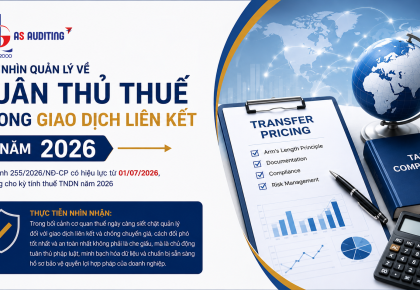 Góc nhìn quản lý về “Tuân thủ thuế trong giao dịch liên kết từ năm 2026”
