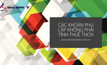 Các khoản phụ cấp không phải tính thuế thu nhập cá nhân (TNCN)