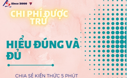 Chi phí được trừ khi tính thuế thu nhập doanh nghiệp || Kiểm toán AS