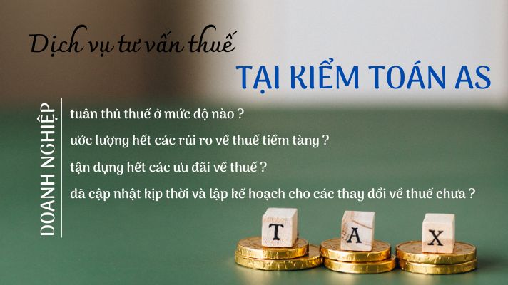 Dịch vụ tư vấn thuế tại Kiểm toán AS