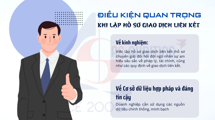 Điều kiện quan trọng khi lập hồ sơ giao dịch liên kết